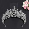 Crystal Bridal Crown Wedding Dress Accessories Baroque Model Catwalk Women's Rhinestone Crown