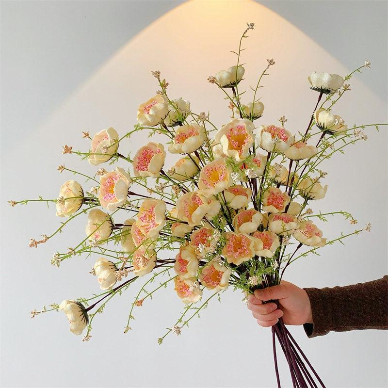 Artificial Fake Butterfly Flowers Plants Decorative Accessories Aesthetic Art Wedding Party Fake Flower Arrangement Decoration