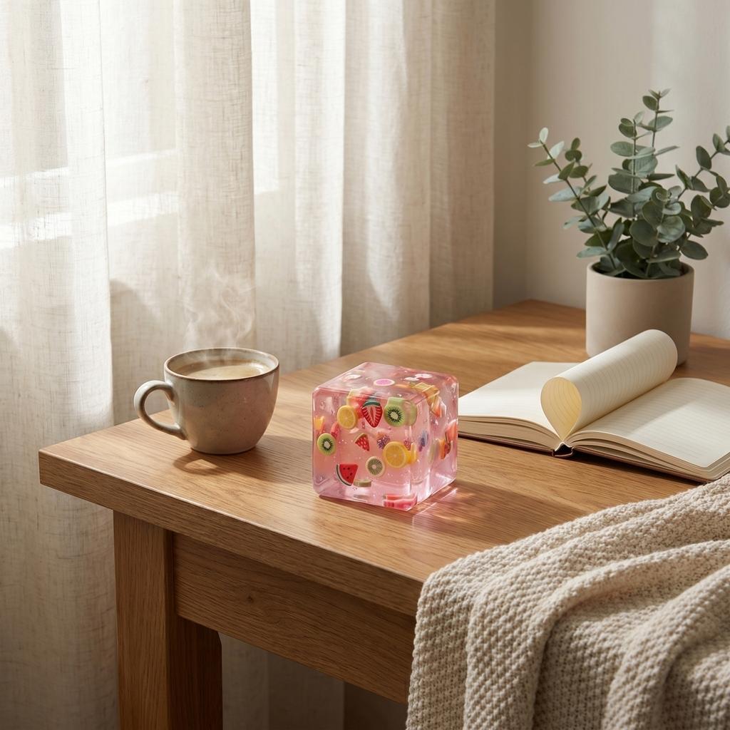 Sensory Stress Relief for Hand Exercise and Relaxation with Fruit Pattern and Soft Material for Stress Reduction and Focus Enhancement