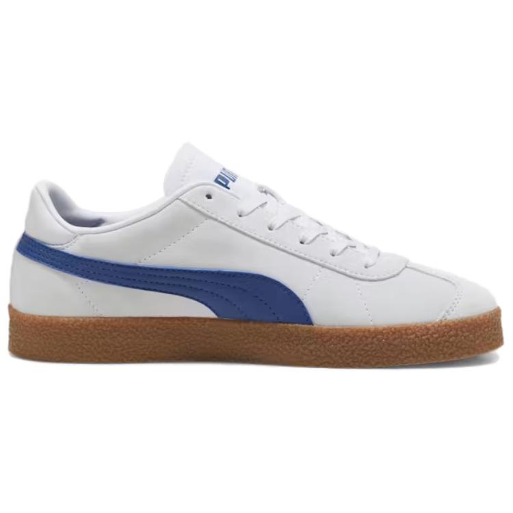 Puma Club Trainers Lightweight Comfortable Low-Top Sneakers Unisex sneakers White Blue 381111-26