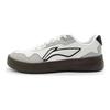 Li Ning Slip Resistant, Abrasion Resistant, Lightweight Low top Skateboard Shoes Men's White Gray Brown AGCV177-4