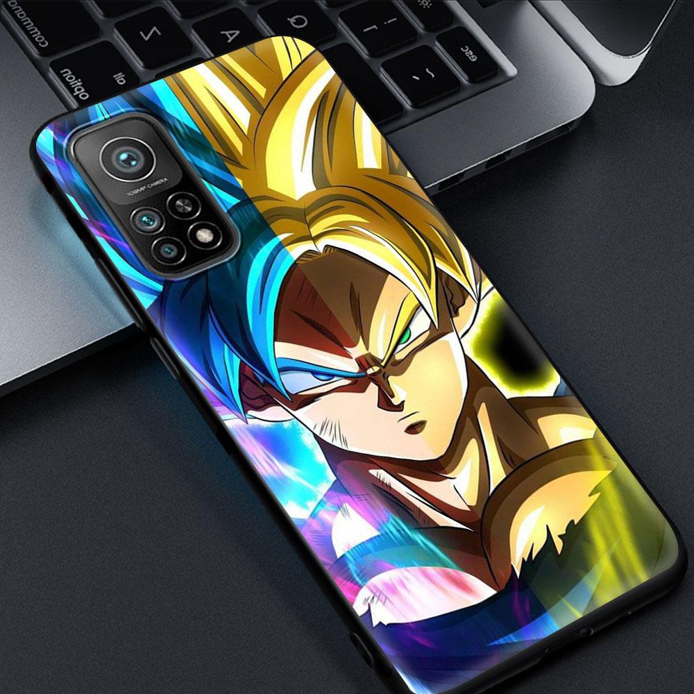 

Чехол для Xiaomi Mi Poco X3 NFC 10T Pro 5G M3 Note 10 Lite 9T 11, черный роскошный мягкий чехол для телефона с принтом Son Gokus D-Dragon-Ball Mi Poco X3 NFC