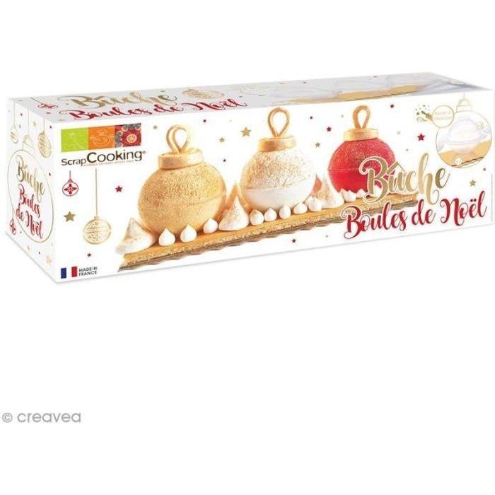 Kit de cuisine - SCRAPCOOKING - Boules de Noël - Jaune - Adulte - Mixte