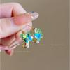 Old And Beautiful~ Fringed Earrings Niche Long Flower Butterfly Stud Earrings Exquisite Versatile Light Luxury Ears