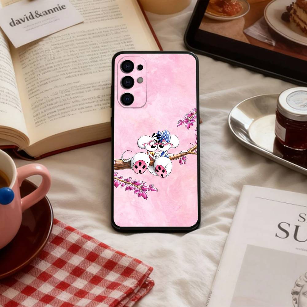 LOVELY D-Diddl Phone Case For Samsung S 25,24,23,22,30,21,10,9,Ultra,Plus,Lite,FE,4,5 G Soft Black Case