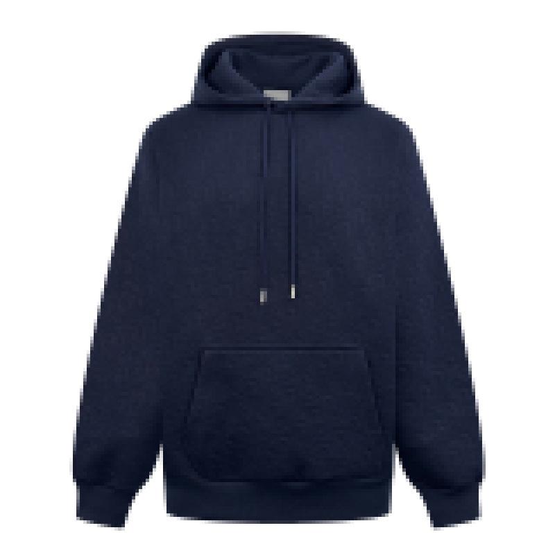 Unisex Cloud Pattern Hooded Sweatshirt, Loose Fit, Perfect for Couples, Cotton T-Shirt for Autumn and Winter Small