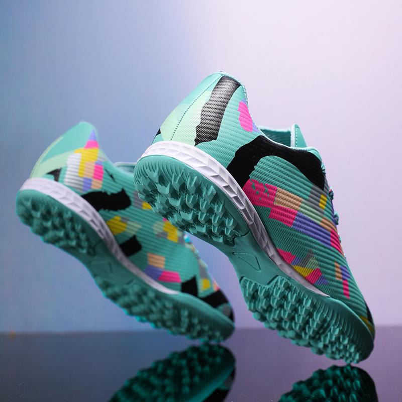 

2025 Новые Новые Мужские Футбольные Бутсы Детские Шипы Трава Взрослые Профессиональные Футбольные Бутсы Сверхлегкие Нескользящие Мальчики Тренировочная Обувь Дроп С 46