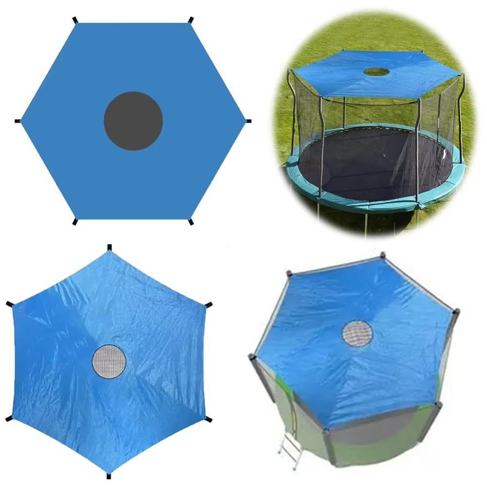 6/8/10ft Trampoline Shade Cover UV Protection Trampoline Top Cover  Backyard Playground