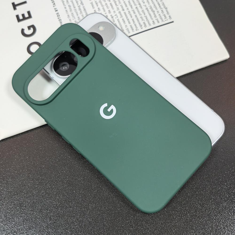 Dla Google Pixel 10 9 8 7 6 Pro XL A Etui Jedwabisty Silikon Miękki w Dotyku Odporne na Wstrząsy Ochronne Tylne Pokrowce Coque