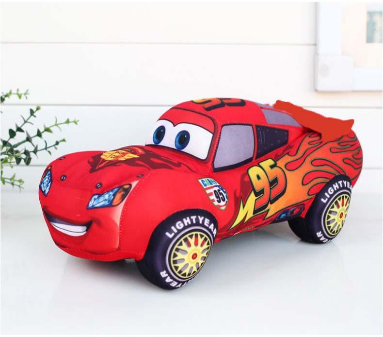 Çocuklar İçin Şimşek McQueen Peluş Yarış Arabası Oyuncak
