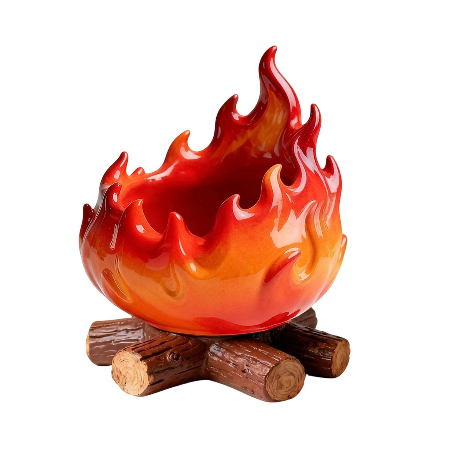 

Firewood, Flame, Flowerpot, Entrance Key, Decoration, Red Tray One Size