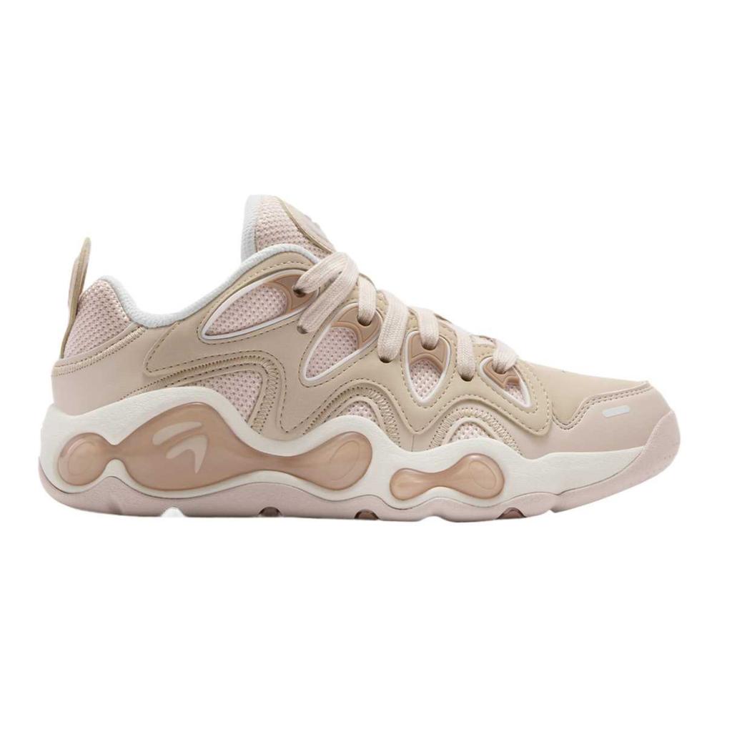 Fila Fusion Vertical Color Block Versatile Breathable Low Top Basketball Shoes Women Sneaker T12W543203FNS