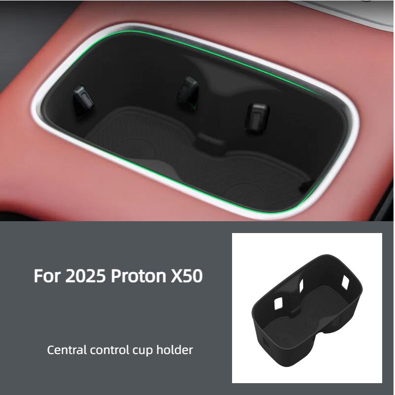 For 2025 Proton X50 Car Center Console Cup Holder Car Anti-Slip Cup Saver Beverage Rack Interior Accessory