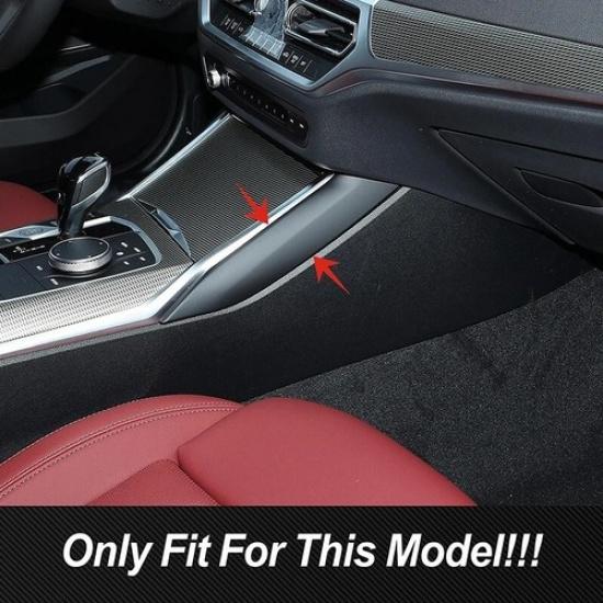 Car Gear Shift Panel Both Side Cover Trim Strip For BMW 3 Series G20 2020-2022