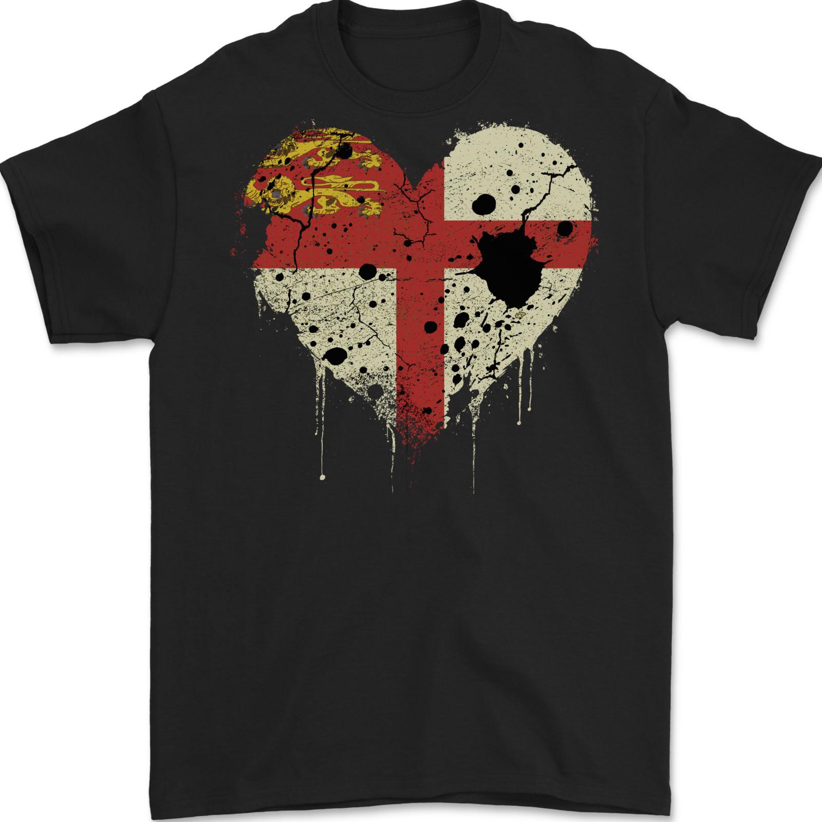 Love Flag Sark Football Mens T-Shirt 100% Cotton S