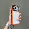 Macaron Color Collision Shockproof Acrylic Transparent Phone Case For iPhone 17 16 Plus 15 14 13 12 Pro Max 11 Clear Hard Cover