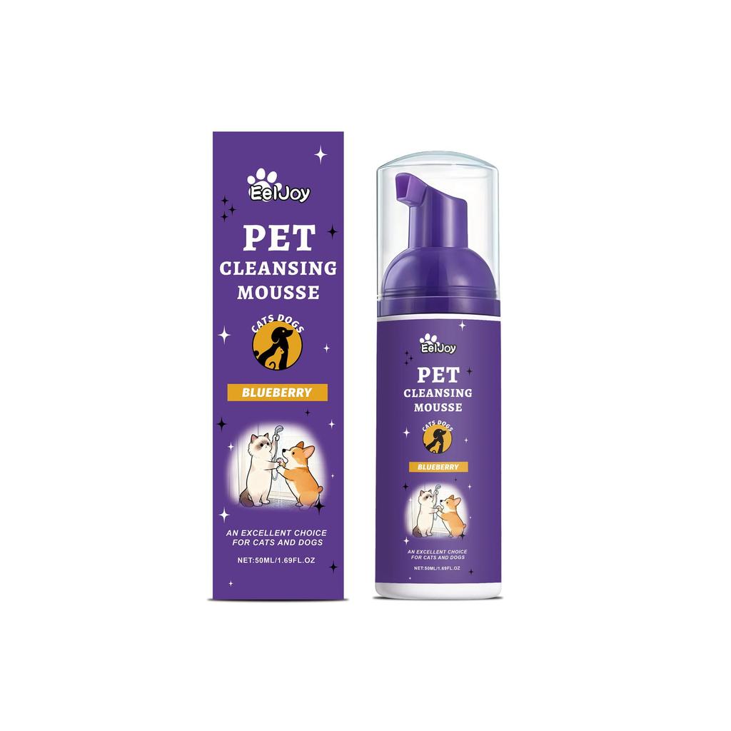 EELJOY Pet Cleaning Mousse: Gentle Odor Eliminator for Smooth, Shiny Fur