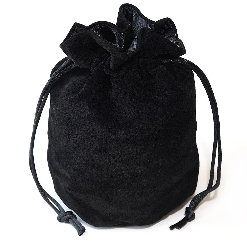 velvet drawstring handbag