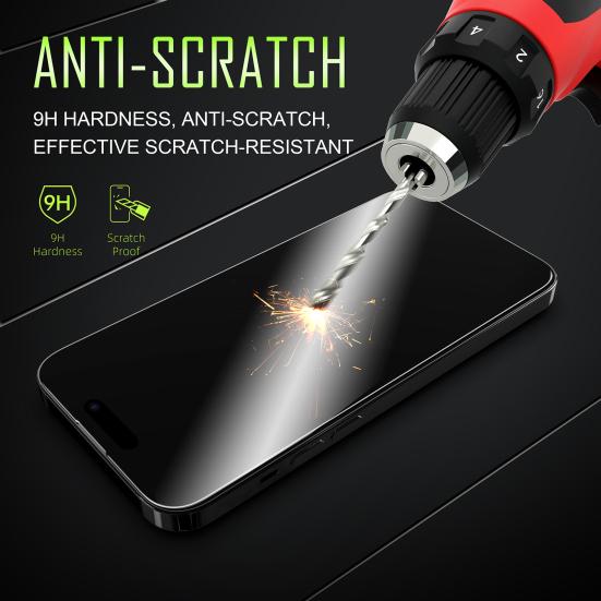 Tempered Film Automatic Alignment Phone Anti-Scratch Anti-Fingerprint Protector Dustproof Screen Highly Ultra-Thin Mobile Screen Protective Glass