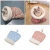 Pet Bed Warm Blanket Soft Handle Beautiful Cartoon Print Bag Sleep Pocket Bed Comfortable Nest