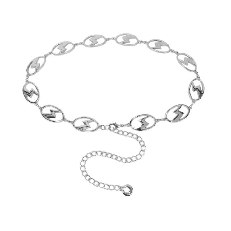 Popular Chain Belt Metallic Waist Chain Decorative Dress Chain Party Waist Decors Nightclub Waist Body Jewelry