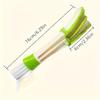 2-in-1 Multifunctional PE Car Air Vent Cleaning Brush - Detachable & Washable, Durable Plastic,for Cleaning Ship/Vehicle Interior Details and Corners