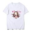 Demon Killer Kimetsu No Yaiba Kamado Nezuko Print Unisex T-Shirt Summer New Men's and Women's Streetwear
