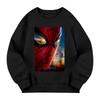 Kids Long Sleeve Neck Sweatshirt, Letter Print Pullover, Loose Fit Top for Boys Girls