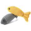 Cat Toys, Huge Linen Fish for Teasing Cats, Self-entertainment, Chewing and Grinding Teeth Cat, Mint Fish, Wavy Cloth Fish Cat Toys