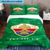 3PCS Football Elche Crest Design Bedding Set,Including 1pc Duvet Cover And 2pcs Pillowcases Perfect for Bedroom, Dormitory, Fan Christmas gift