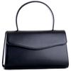 Genuine Leather Black Formal Bag, Classic Wide Black, Made In Japan, Perfect for Weddings, Funerals, Entrance Ceremonies, Graduations, and