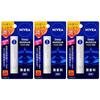 Nivea Deep Moisture Lip Fragrance-Free Quasi-Drug 3-Pack