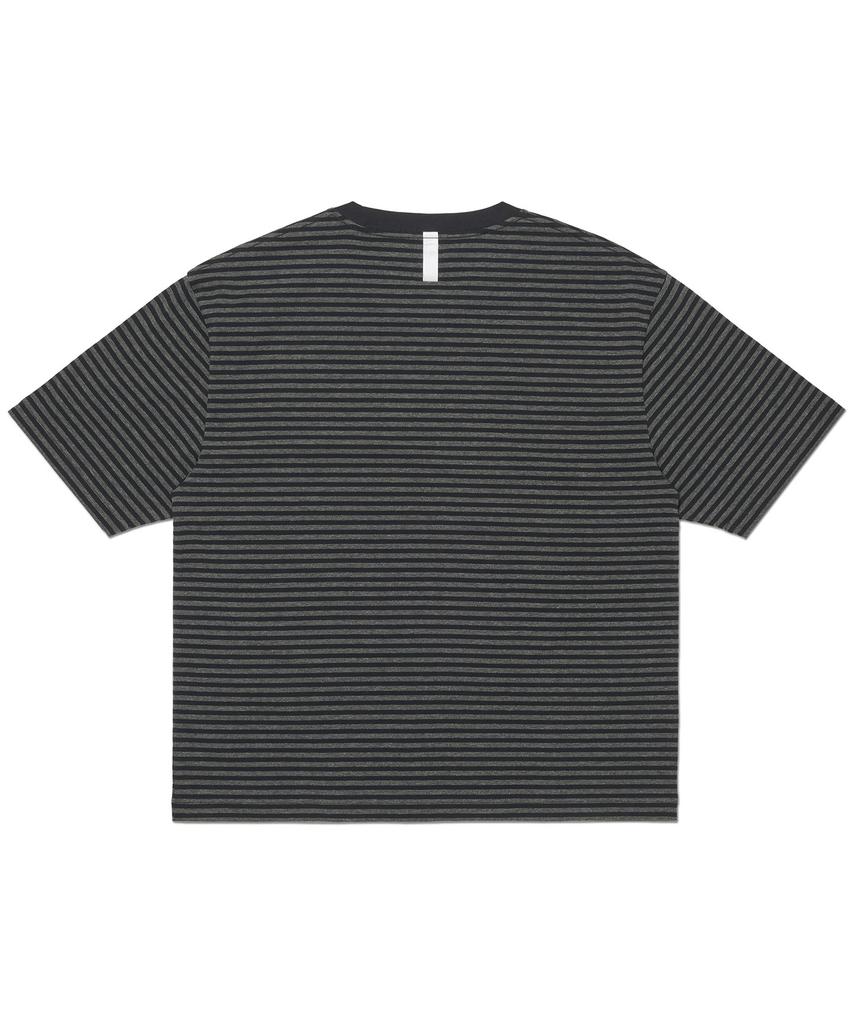 Nomaenyueol Nm Crop Border T-Shirt - Black