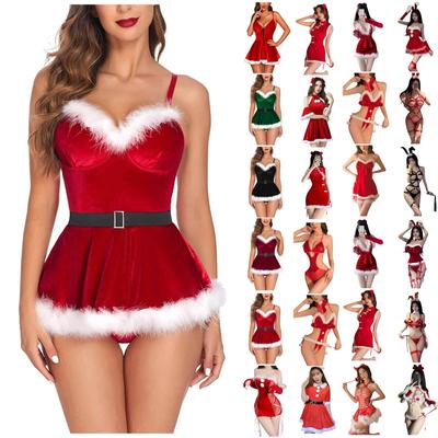 Lustige Unterwäsche für Damen, Weihnachts-Träger-Set, schmale Passform, sexy, vielseitiges Mädchen