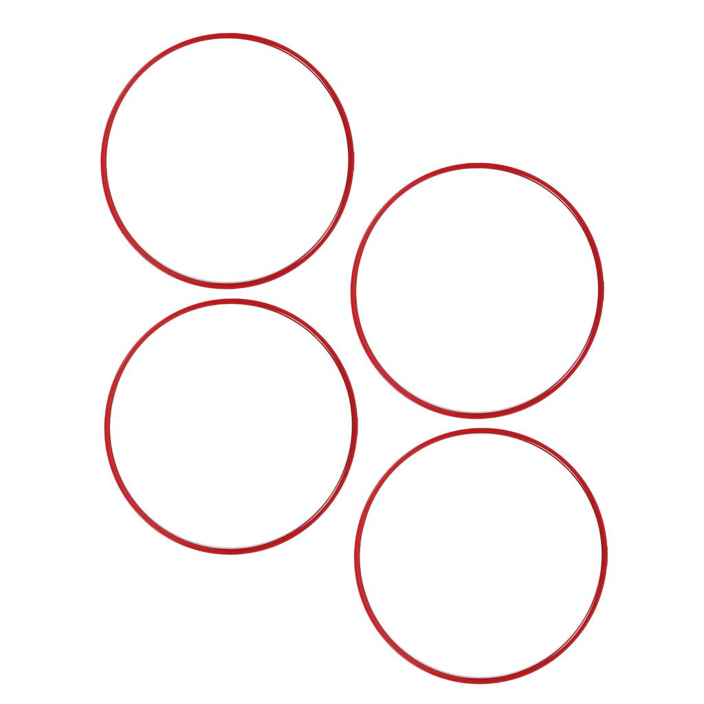 4pcs Wheel Rim Protector Curb Rash Prevention Self Adhesive Universal ABS Rim Guard Trim Rings for