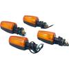 FJmark Universalblinker Original Honda für Jade CB750 Orange Blinker, Typ, VTR250, CB-1, CB400SF, Hornet, (4 Objektive) [Gebraucht]