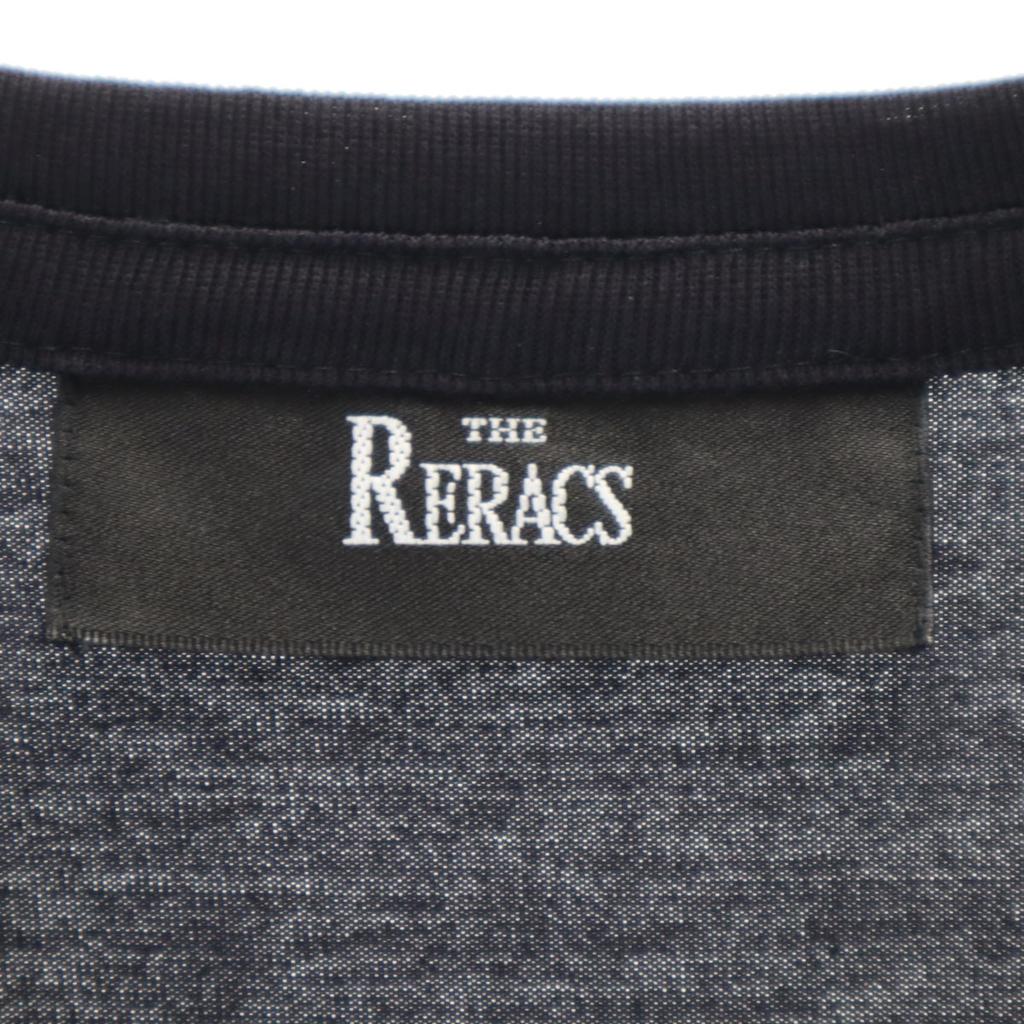 THE RERACS fabricat în Japonia Tricou cu mânecă scurtă 46 negru Simplu Bărbați Folosit