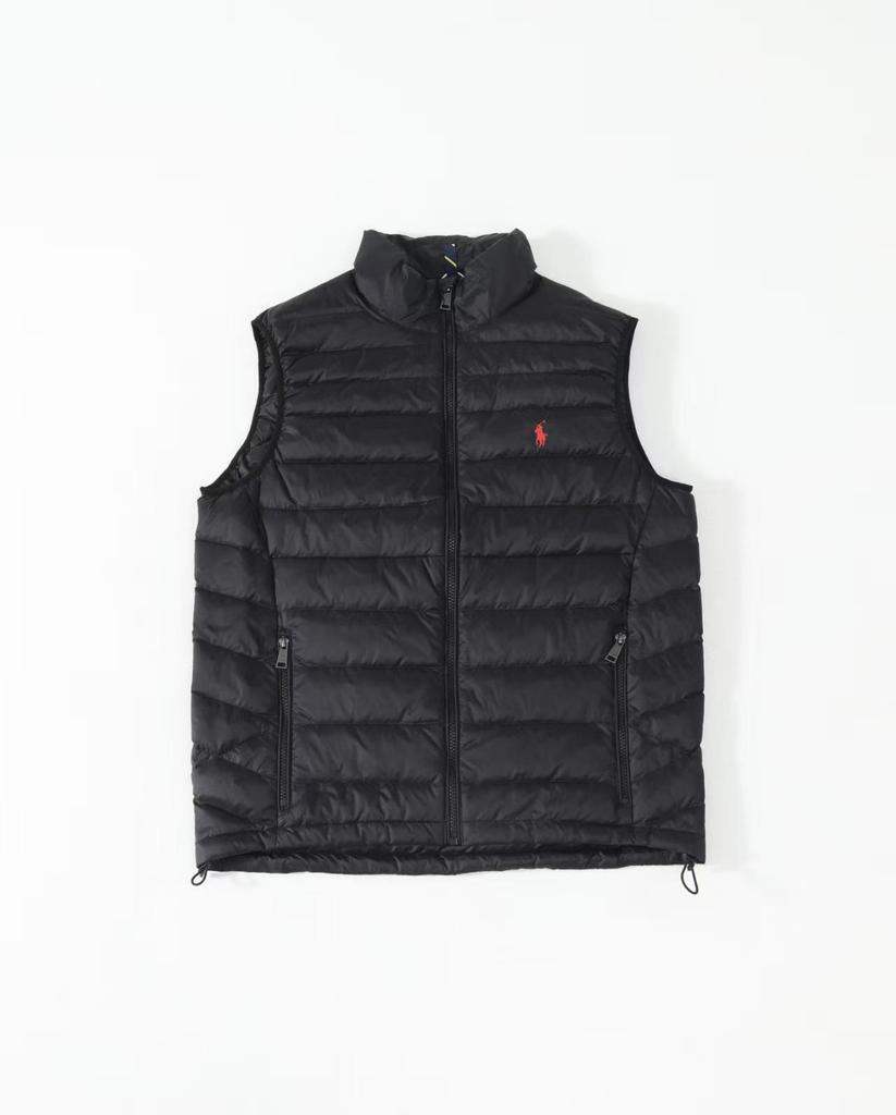 Ralph Unisex Stand Collar Vest with Classic Small Horse Embroidery - Timeless Old Money Style for 2025 Winter