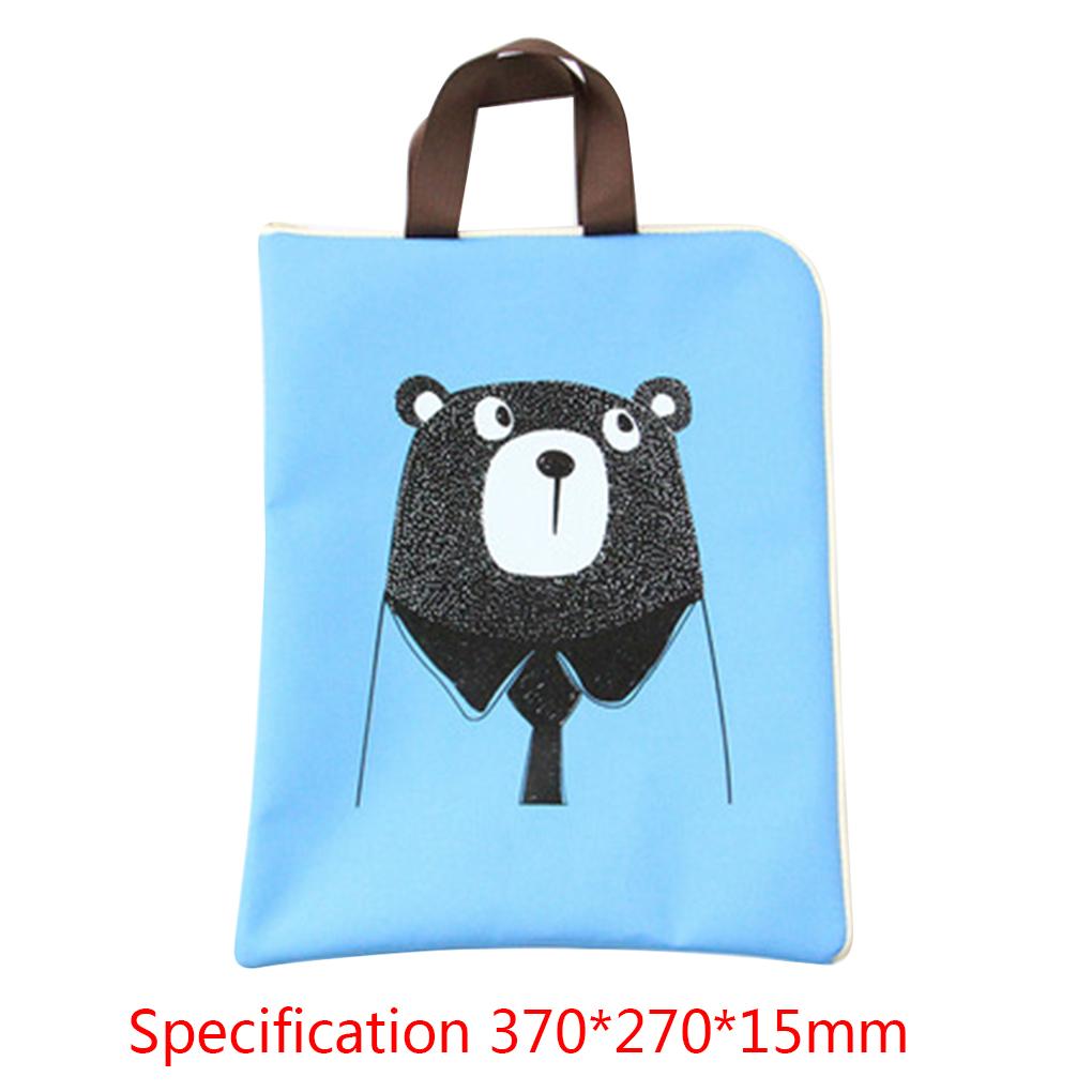 

Paper File Folder Zipper Design Documents Bag Waterproof Paper Organizer Bag