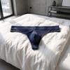 Breathable Cotton Men Thin Thongs Low Waist Solid Color Men's Panties Lingerie Underpants Male Briefs Summer