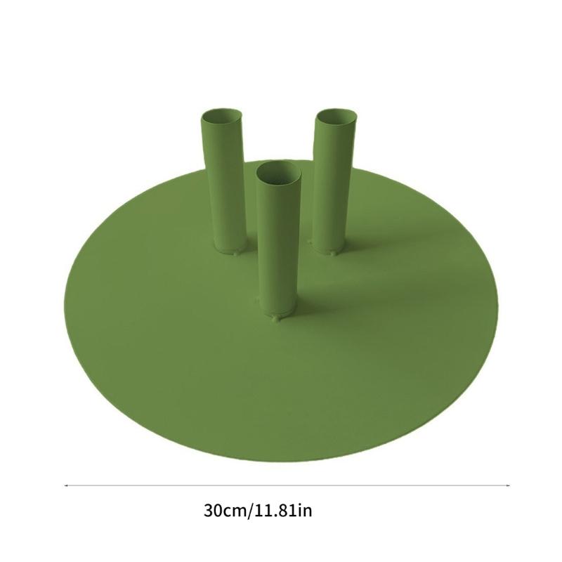 Base de Support de Fleurs Robuste avec Conception Amovible à 3 Trous pour Centres de Table de Réception de Mariage Décoration d'Événement Fourniture