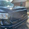 Glossy Black Front Upper Hood Bulge Molding Grille Trim For 14-21 Toyota Tundra
