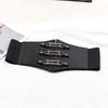 Stretchy Cinch Belt For Dresses Buckle Slimming Body Belts for Women Elastic High Waist Hiphop Rock Nightclub Sexy Jeans
