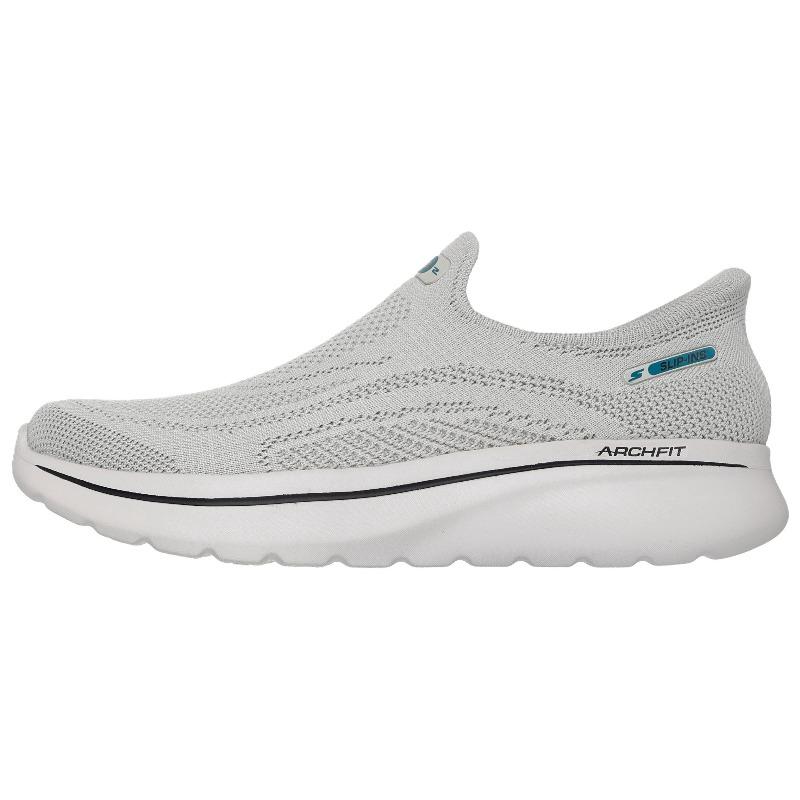 Skechers Go Walk Men Grey Slip On Casual Shoes Comfortable Cushioning 217076-TPE 39.5