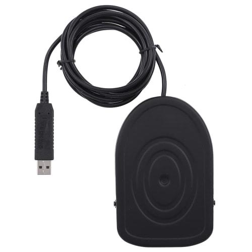 Wscoficey USB Foot Switch, Metal Foot Switch, Pedal Controller for Keyboards, Multimedia Functions, and Strings