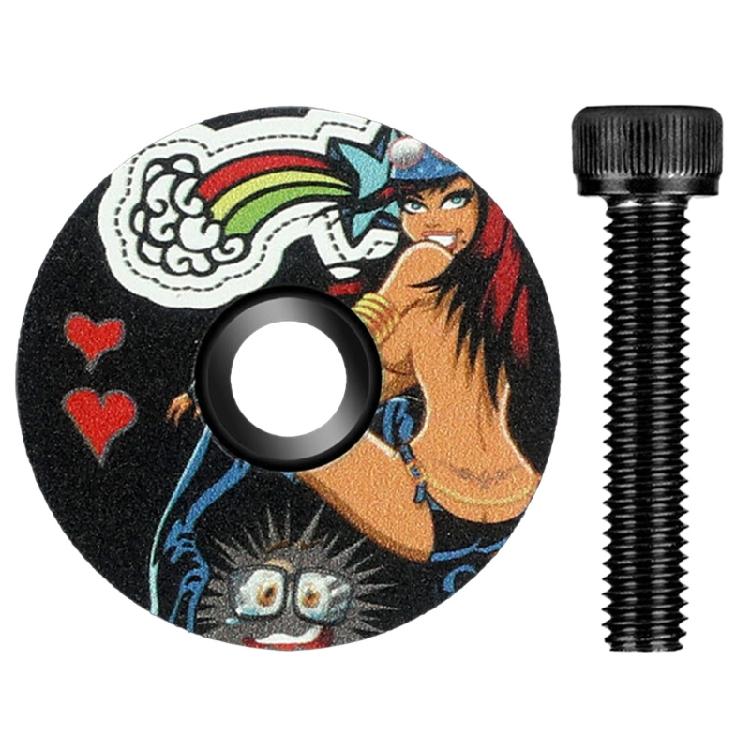 Copritappa Superiore Professionale per Manubrio Bici Tappo per Attacco Manubrio per Forcella da 28,6 mm per Tubo Sterzo Anteriore