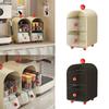 Contemporary Plastic Desktop Coffee Organiser Corner Teas Bag Holder Office Table Drawer Storage Box with Compartments