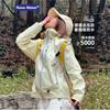 Mens Womens 3-in-1 Detachable Outdoor Hiking Jacket Windproof Waterproof Shell With Fleece Liner