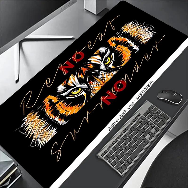 1pc Tiger Eyes Motivation Artwork Computer Pad Mouse Pads for Desk,Gamers and Office Use 020231
