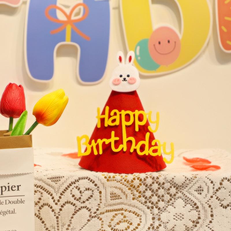 First Birthday Girl Photo Props Set: Hat, Glasses, and Creative Decorations